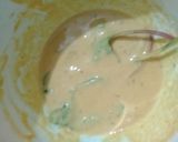 A picture of step 2 of Palak crispy pakoray.