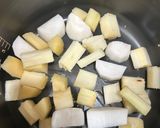 Hình bước làm 2 của món Mía Nấu Củ Cải