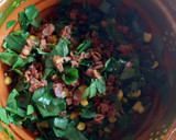 Foto del paso 8 de la receta: Ensalada de espinacas con tocino