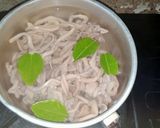 Foto langkah ke 1 dari resep Krengseng kecap usus ayam tempe.