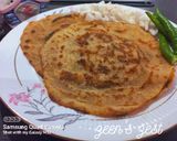 A picture of step 4 of Shalgam or Turnip Parathas.