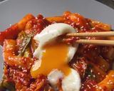 A picture of step 9 of Homemade Tteokbokki (Spicy Korean Rice Cakes).