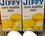 A picture of step 1 of Easy Peasy Cornbread Muffins.