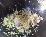 A picture of step 1 of Badanekayi Yennegayi stuffed brinjal curry.