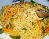 A picture of step 5 of Veg chowmein.