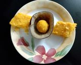 A picture of step 6 of Coconut burfi.
