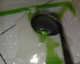 Foto langkah ke 3 dari resep Puding Marmer Santan Pandan.