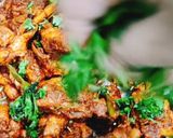 A picture of step 6 of Pakistani streetstyle Chicken Karahi/ Kadai Chicken.