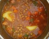Foto del paso 5 de la receta Sopa de lenteja con queso fresco