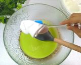Foto langkah ke 4 dari resep Ogura cake pandan.