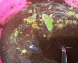 Foto langkah ke 3 dari resep Brownies chocholatos avocado glaze green tea.