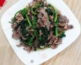 Hình bước làm 5 của món Thịt bò xào cần tây