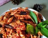 Foto langkah ke 7 dari resep Sambal Terung dan Ayam Suwir.