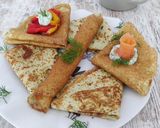 A picture of step 3 of Cauliflower Crêpes.