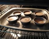 A picture of step 3 of Coffee Crème Caramel.