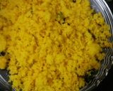 A picture of step 5 of Leftover besan dhokla sev khamani.