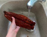 A picture of step 4 of Hitsumabushi (Grilled Eel on Rice).