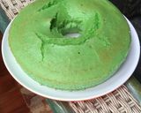 Foto langkah ke 7 dari resep Chiffon Pandan Keju Keto.