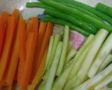 Hình bước làm 2 của món Bò cuốn cải bẹ xanh