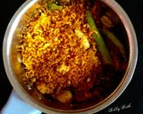 A picture of step 8 of Kerala kadala curry.