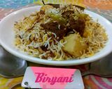 A picture of step 15 of Beef Biryani.