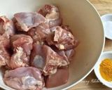 A picture of step 1 of Chicken Dry.