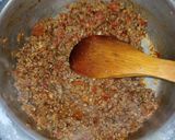 A picture of step 12 of Cabbage Qeema.