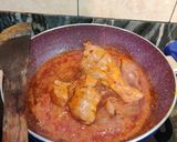 A picture of step 8 of CREAMY CHICKEN CURRY with PERI PERI MASALA.