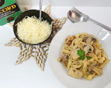 Foto del paso 9 de la receta: Fettuccini con tofu en salsa de café