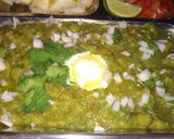 A picture of step 6 of Green Pav Bhaji.