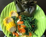 Foto langkah ke 5 dari resep Pepes Jamur (Menu JSR).
