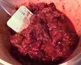 Une image de l'étape 3 de Compote de pêches de vigne aux noix et vanille.