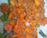 A picture of step 9 of Vegetable Tikka biryani.