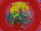 Telur Daun Bawang Pedas