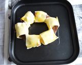 Une image de l'étape 2 de Couronnes banane Nutella.