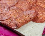 Foto del paso 16 de la receta: 🥪 Sándwiches de miga - variedad 🥪 Queso roquefort, atún, tomate, huevo, ananá, cantimpalo, jamón