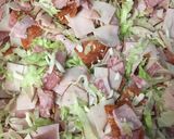 A picture of step 3 of Italian hoagie dip#mycookbook.