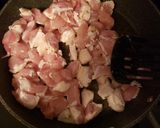 A picture of step 2 of Holmestead Cookin': Broccoli Chicken Pesto Pasta.