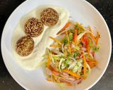 A picture of step 6 of Moong Sprouts Falafel Bowl(healthy & protein pack).