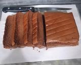Foto langkah ke 8 dari resep Sponge Cake Coklat Lembut.