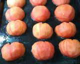 Foto del paso 1 de la receta: Tortilla de tomates al horno rellena de jamón y queso
