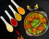 A picture of step 6 of STUFFED BRINJAL/EGGPLANT CURRY.