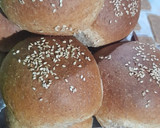 Foto del paso 7 de la receta: PAN DE HAMBURGUESA INTEGRAL "SIN MOLDE" 🍔