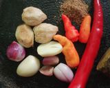 Foto langkah ke 2 dari resep Kotokan Santan Udang Cecek & Pete.