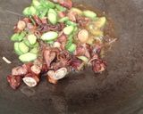 Foto langkah ke 3 dari resep Sambal bajak cumi asin pete.