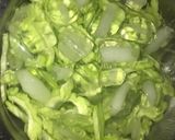Hình bước làm 2 của món Gỏi mướp đắng trà bông