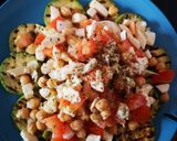 Foto del paso 3 de la receta: Ensalada templada de calabacín y garbanzos