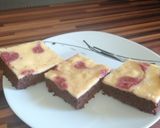 Valentin-napi süti ❤️Sajttortás-Brownie recept fázis 7 fotója