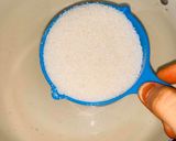 A picture of step 5 of Thirunelveli halwa.