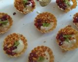 A picture of step 6 of Veggie Chaat Canapès.